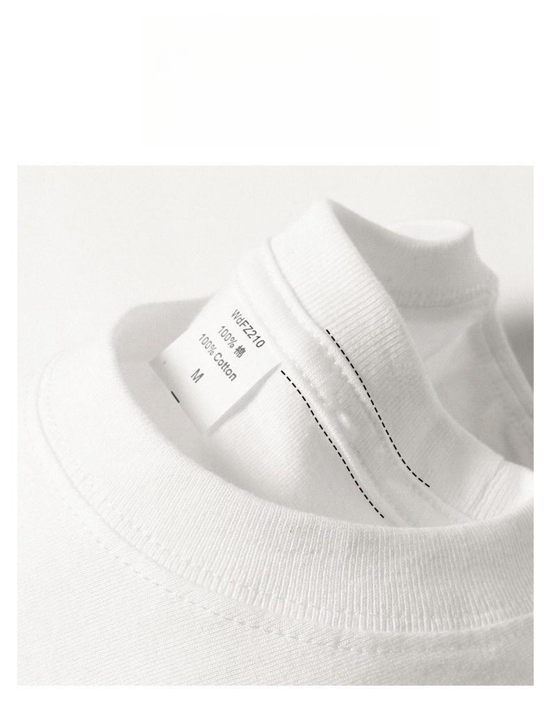 Product Introduction of Áo thun nam nữ cổ tròn mới xu hướng mùa hè tay ngắn dáng rộng 100% cotton, áo thun in hình âm nhạc, quần áo nặng nề cỡ lớn cho cặp đôi cao cấp mùa hè H-1379. 14