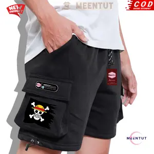 Meentut Apparel Celana Pendek Cargo Cowok Cewek Dewasa Bahan Fleece Premium 280 Bandung Distro