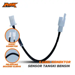 MK RACING Kabel Konektor Sensor TANGKI BENSIN YAMAHA MIO SPORTY SMILE FINO NOUVO SOUL JUPITER VEGA R ZR FIZ R FORCE 1 MX Serat Braided Sleeve