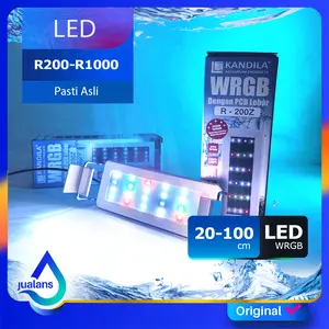 Lampu Aquarium KANDILA R 200 300 400 500 600 800 LED Aquairum Gantung WRGB