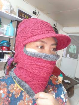 Product Review of Neck And Face One-Piece Winter Warm Hat Gift Cold Protection Polyester Balaclava Mask Bonnet Breathable Knitted Beanies Hats for Outdoor from 🅱**🅴 🇵** 0