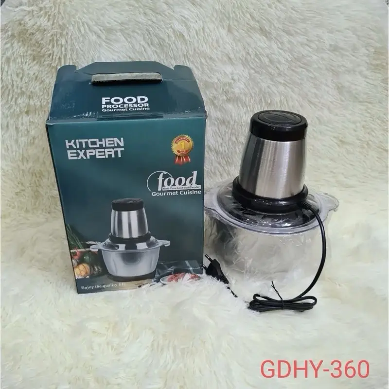 Máy Xay Thịt Inox 304 Chất Liệu Cối Xay Inox Chuẩn 304 Chống Gỉ Công Suất 250W Dung Tích 2L