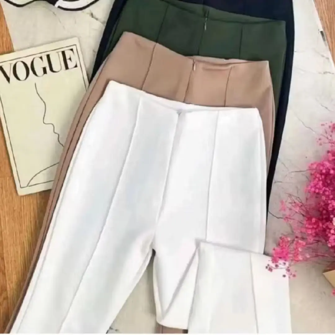 KD - CELANA CUTBRAY SCUBA Highwaist Premium Wanita Panjang