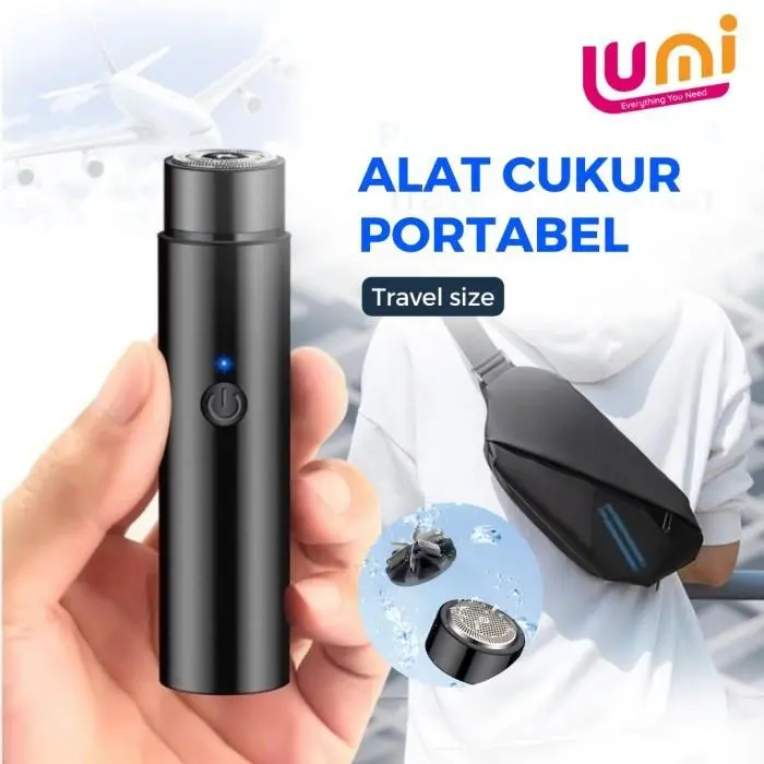 Alat Cukur Kumis Jenggot Pencukur Elektrik Mini Portable Viral Murah 1