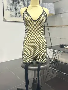 Body Stocking Jaring Wanita Aesthetic – Mesh Body Fit Top/Bottom untuk Outerwear Inner Mesh Jaring Premium – Dalaman Baju Crop / Tanktop Style Bodystocking Mesh Jaring Elastis – Fashion Layering Pieces (Model 20031)