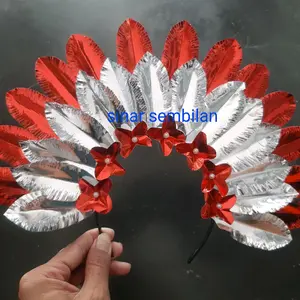 Bando hiasan kepala untuk pawai karnaval HUT RI / hari besar