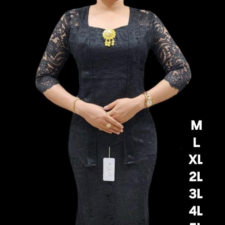 Setelan Kebaya Brokat/Set Renda Rok Panjang 6