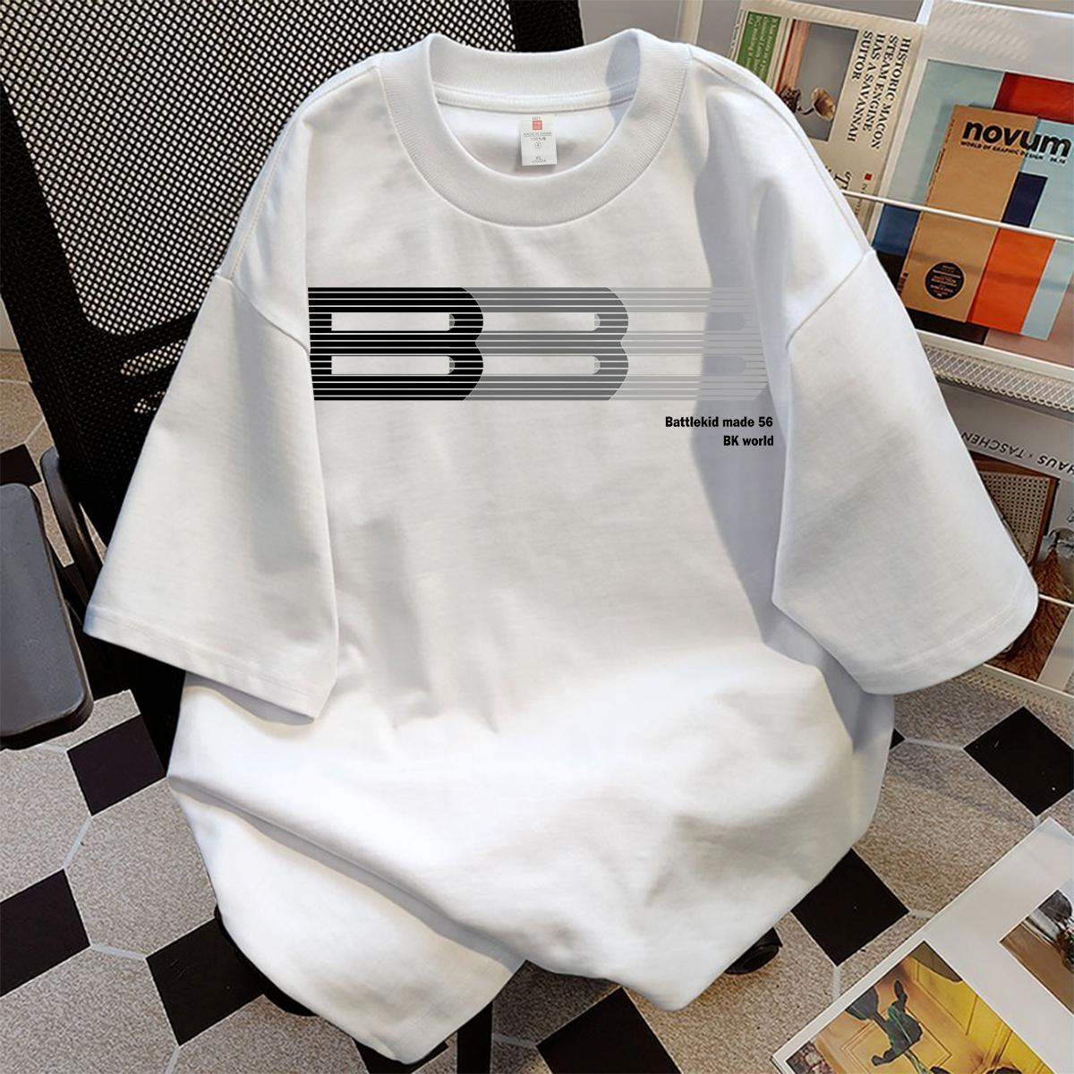 Kaos Katun Trendi Dengan Desain Cetak Grafis Unik, Longgar, Lengan Pendek, Leher Bulat, Unisex. Kaos Katun Trendi Dengan Desain Cetak Grafis Unik, Longgar, Lengan Pendek, Leher Bulat, Unisex.