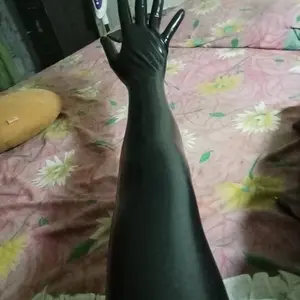 Sarung Tangan Karet Anti Lebah panjang 56 cm / Tebal / Murah / Bahan Latex