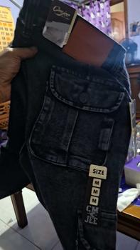 Product Review of Celana cargo jeans pria street slim fit from H**5 1