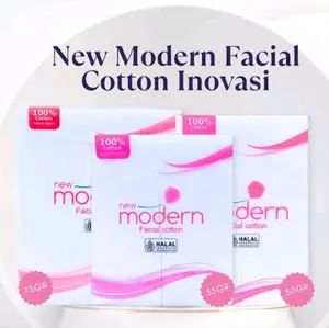 New Modern Facial Cotton Inovasi 100% Cotton 35gr 55gr dan 75gr Halal