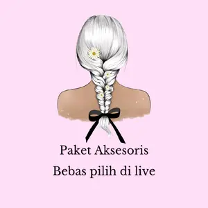 Paket Aksesoris rambut / Kupal / pin / Bando / sisir/ Ganci bebas pilih di live