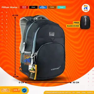 Tas Ransel Virtago/Tas Sekolah SD-SMP-SMA/Tas Laptop Untuk Kerja Unisex Smp tas  gendong