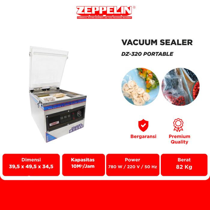 Gambar Zeppelin Mesin Vacuum Seal Automatic DZ-320 - DZ-320, Packing Kayu dari Zeppelin Commercial Kitchen Equipment Kota Administrasi Jakarta Barat Tokopedia