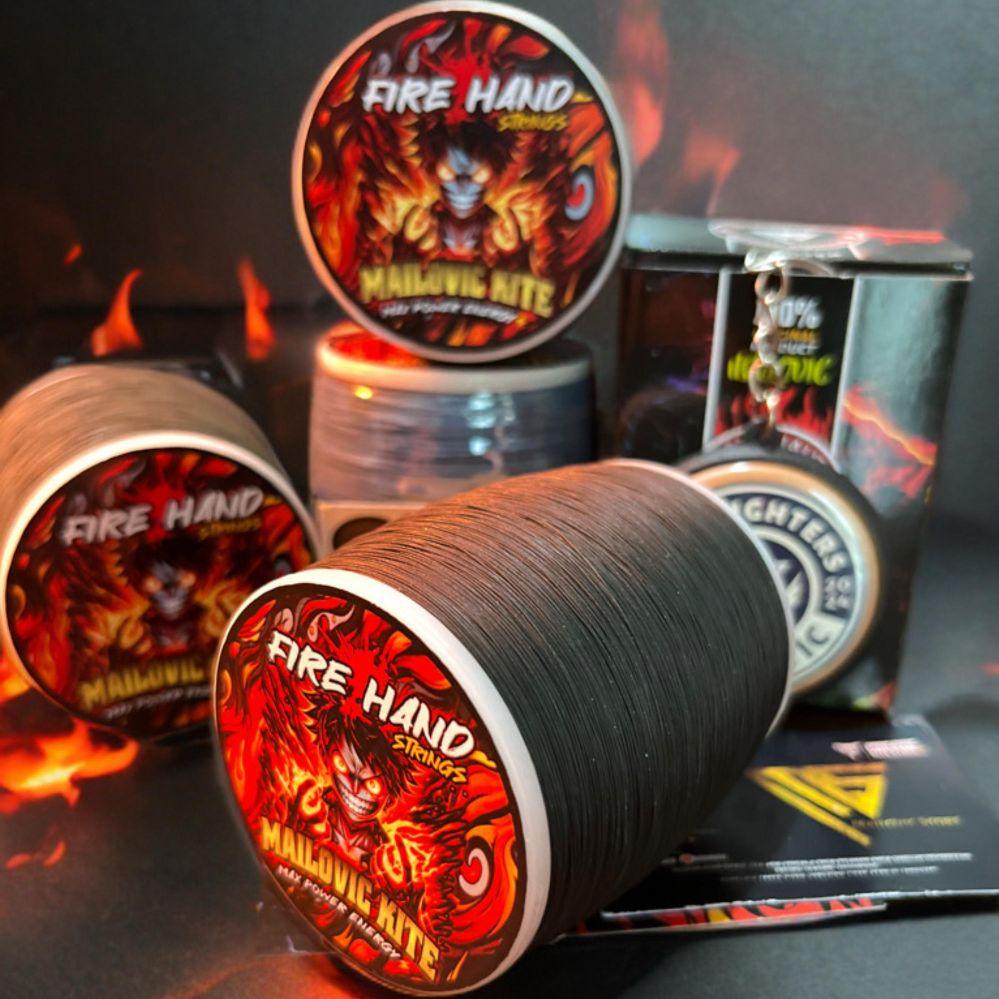 Mailovic Kite Gelasan Fire Hand Spesial Tarik Ulur Layangan Aduan Klos 2000 Yard Texture Sasapadi Garang Cocok untuk Pemain Aduan Layangan