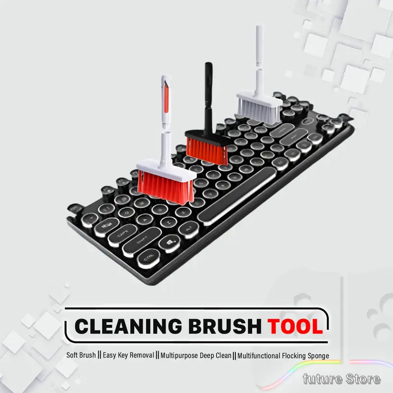 Cleaning Brush Tool Kit Alat Pembersih Multifungsi 5in1 Cleaner 0
