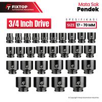 Gambar FIXTOP Mata Shock Impact 3/4 Inch Kunci Sok Impact 17mm - 70mm CR-MO - 17mm dari Fixtop Automotive Industries Kota Administrasi Jakarta Utara 1 Tokopedia
