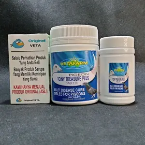 TONY'S TREASURE PLUS VETAFARM MENGOBATI BURUNG SAKIT LESU KURUS KANKER