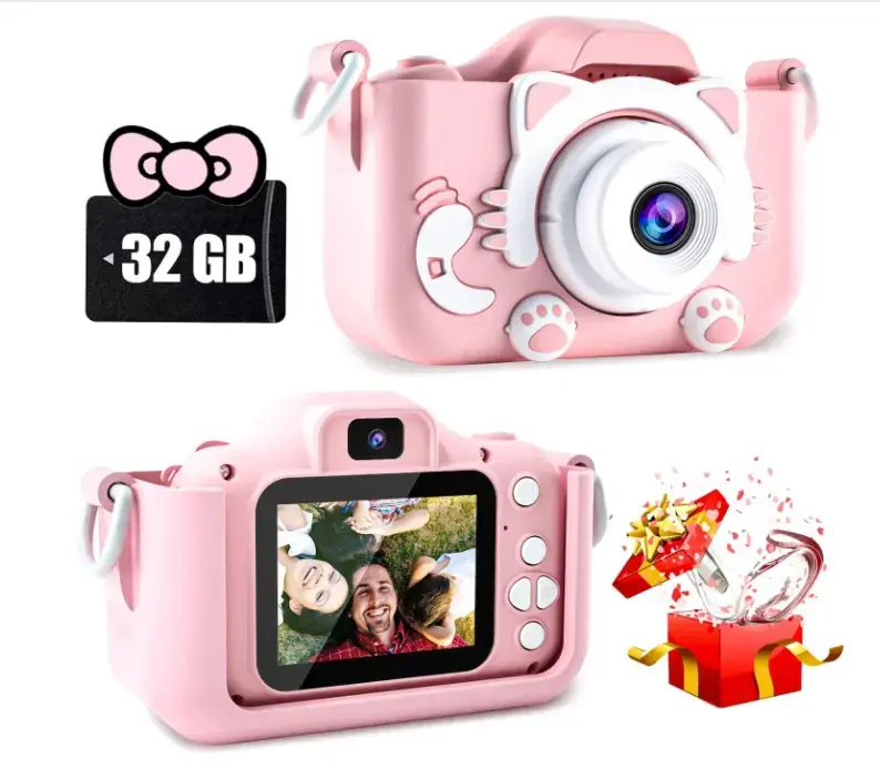 Kamera Digital Mini Kartun Lucu 1080P HD untuk Anak dan Balita - Camera 4