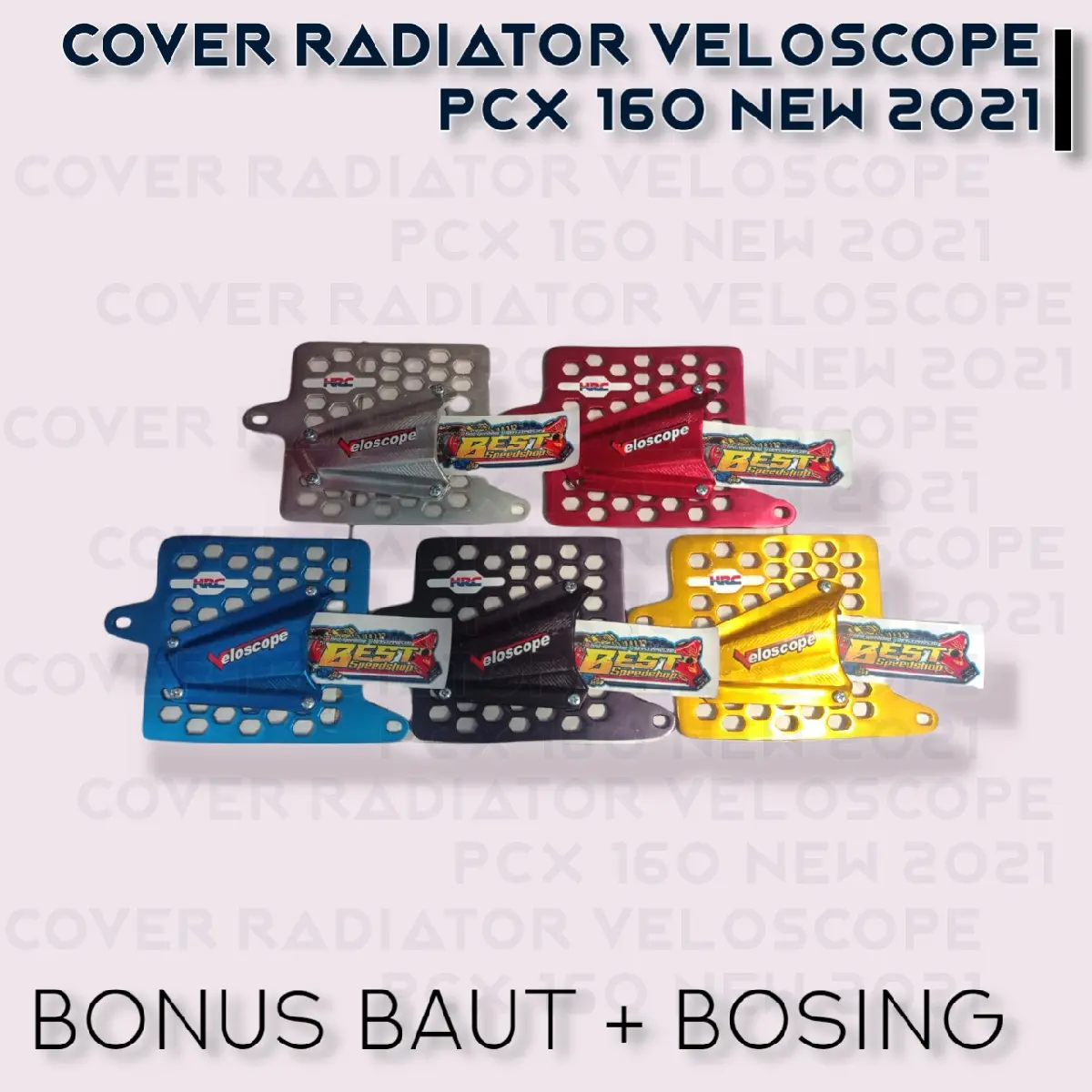 Cover Radiator VELOSCOPE PCX 160 new 2021