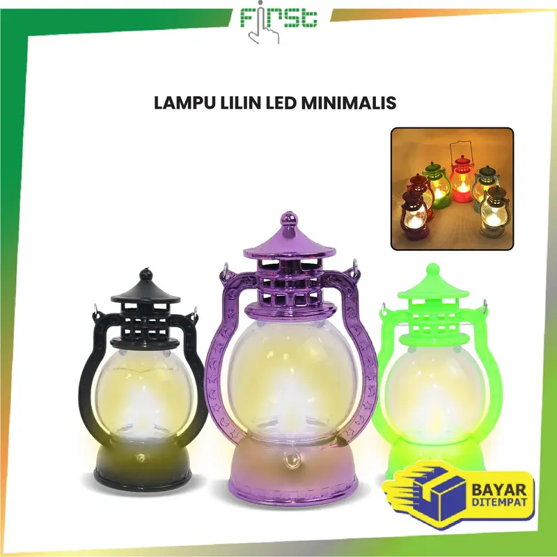 [COD] FH C1046 Lentera Lampu LED Dekorasi Minimalis Kekinian 7
