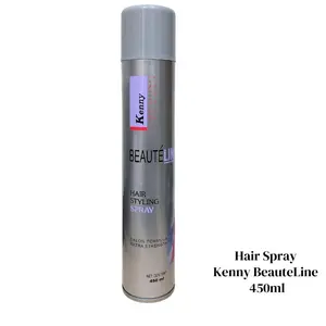 Kenny BeauteLine Hair Styling Spray 450ml - Rangkaian Salon Formula Extra Strength untuk Penataan Rambut