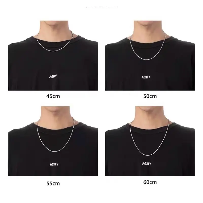 Kalung Titanium Model Rantai Liontin Cincin Black Edition - Bahan Tahan Karat Tidak Luntur - Aksesoris, Elegan Hitam 5