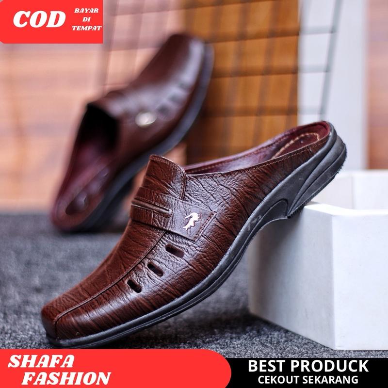 Sandal Sepatu Pria Dewasa Kekinian Bustong Sultan Casual Formal Murah Berkualitas 01 1
