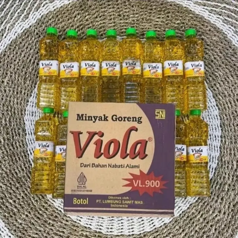 2 botol minyak goreng viola vl900 4