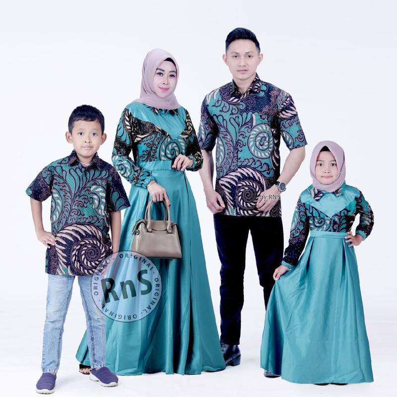Couple Keluarga Batik Pekalongan Terbaru Katun Seragam Pasangan 1