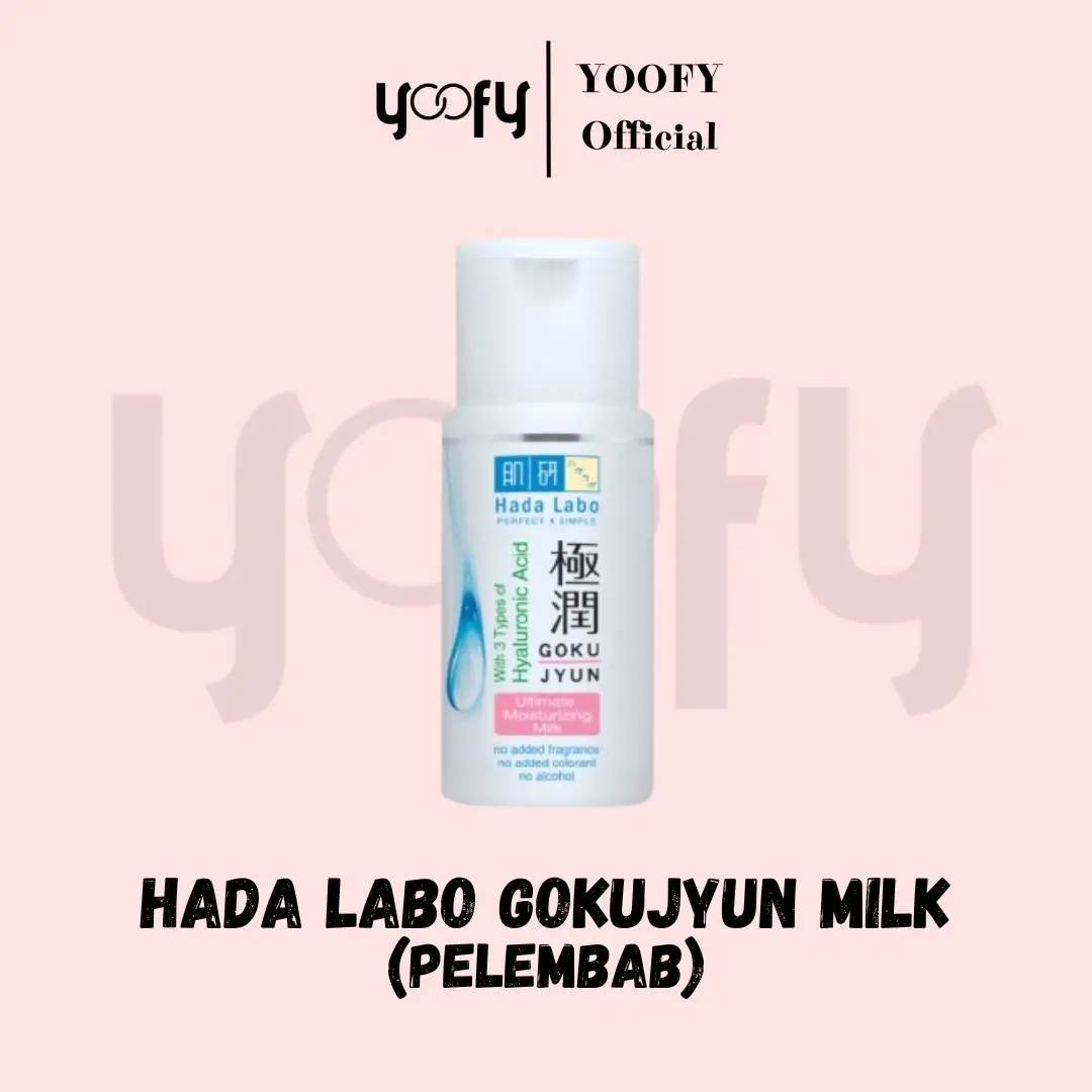 HADA LABO GOKUJYUN MOISTURIZING MILK 100ml / HADALABO MILK PELEMBAB Moisturizer Wajah