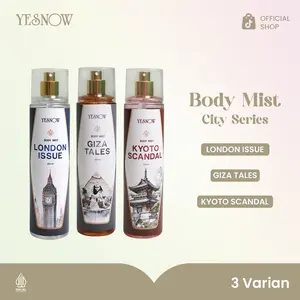 Yesnow Body Mist City 250ml - Body Mist Dengan Sentuhan Aroma Yang Mewah & Menyegarkan