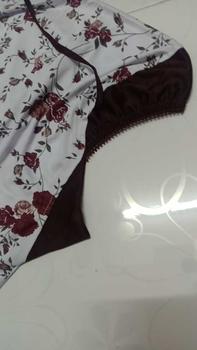 Product Review of TELEKUNG PRINTED DEWASA ZURA ROSE Bunga Attire Cotton Fabric from 💃**k 0
