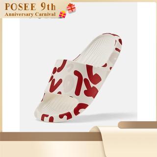 Dép Quai Ngang POSEE PS4604 Đế Bằng Chống Trượt Thời Trang Độc ĐáoPS4604