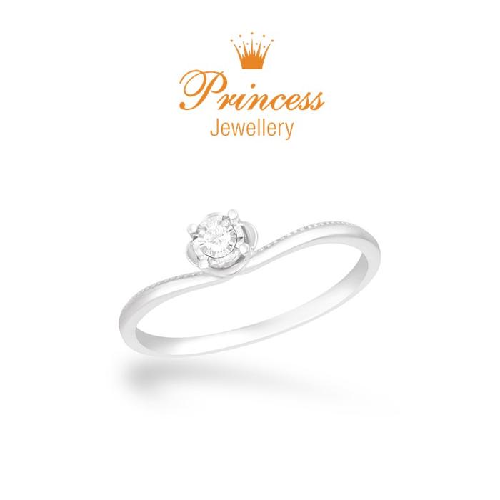 Gambar Cincin Solitaire Berlian PLR1293272 Princess Jewellery dari Princess Jewellery Online Kota Administrasi Jakarta Selatan Tokopedia