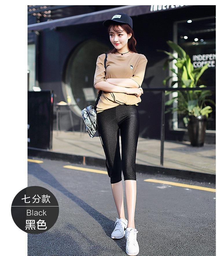 Product Introduction of S-5XL Yoga Sport Pants Women Korean Style Black Slim Long High waisted Home Wear Plus Size Thin Ladies Stretch Elastic Waist Legging Big Size 8