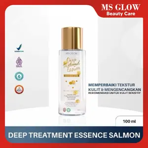 MS GLOW Deep Treatment Essence Centella / Deep Treatment Essence SALMON 100ml Mencerahkan