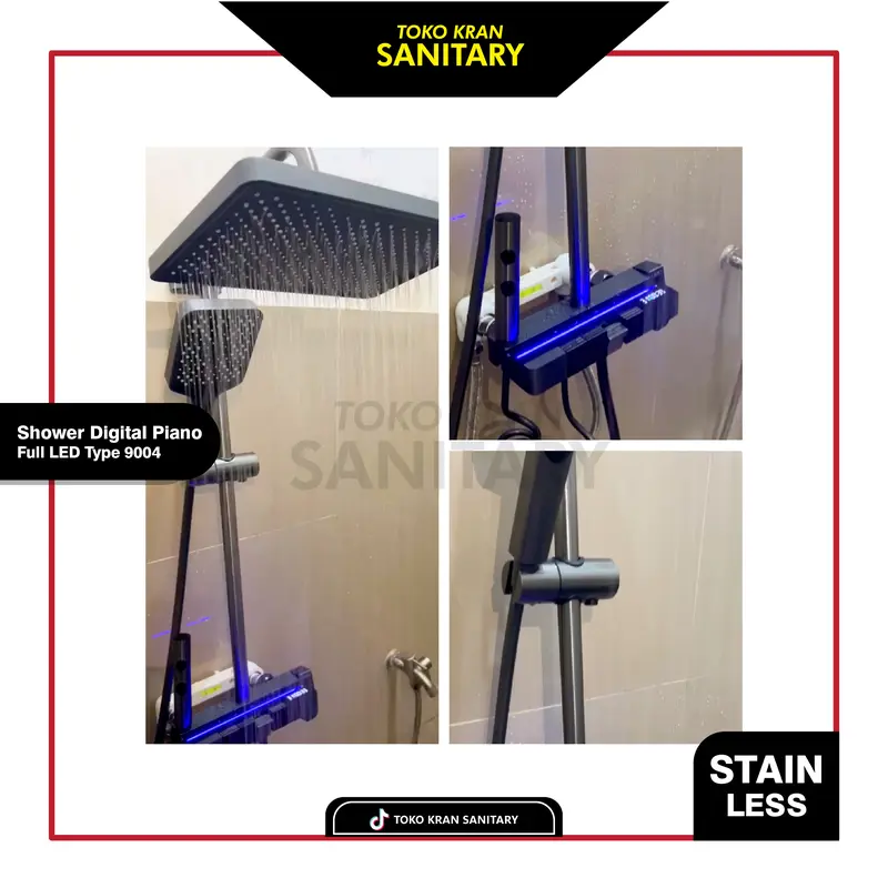 SHOWER COLUMN SET DIGITAL PIANO/SHOWER COLUMN KAMAR MANDI/SHOWER SET DIGITAL PIANO LED/SHOWER MODERN 2