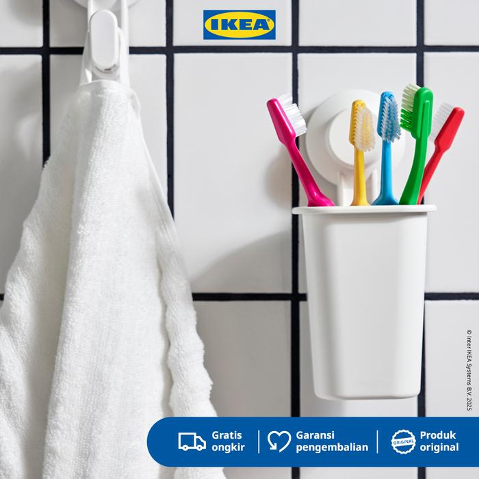 Gambar IKEA TISKEN Tempat Sikat Gigi Tempel Dengan Plastik Hisap dari IKEA Indonesia Kota Administrasi Jakarta Timur Tokopedia