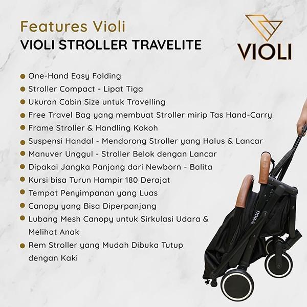 Jual Violi Stroller Travelite Emboss - Black - Kota Denpasar - Maria ...