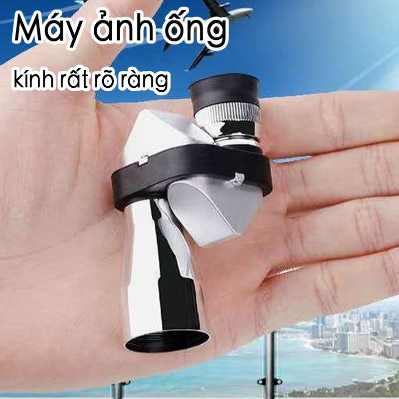 Ống nhòm đơn mắt mini bỏ túi độ nét cao kẹp điện thoại chụp ảnh rõ nét trọng…