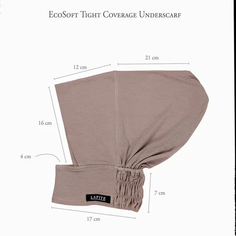LAFIYE EcoSoft Tight Coverage Underscarf - Ciput menutup leher - Original by Lafiye Jilbab kaos 1