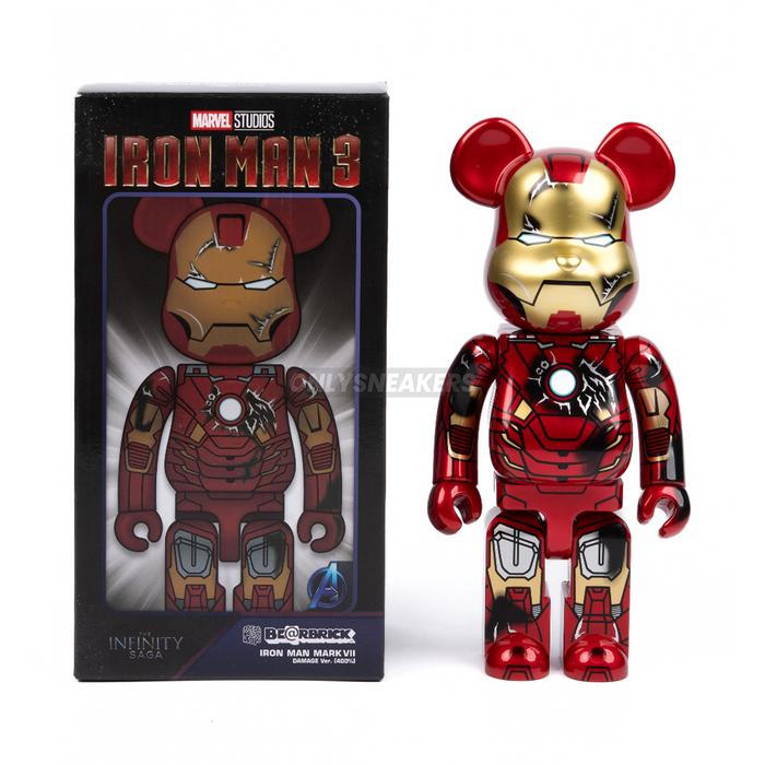 Jual BEARBRICK X MARVEL IRON MAN 3 (IRON MAN MARK VII DAMAGE VER