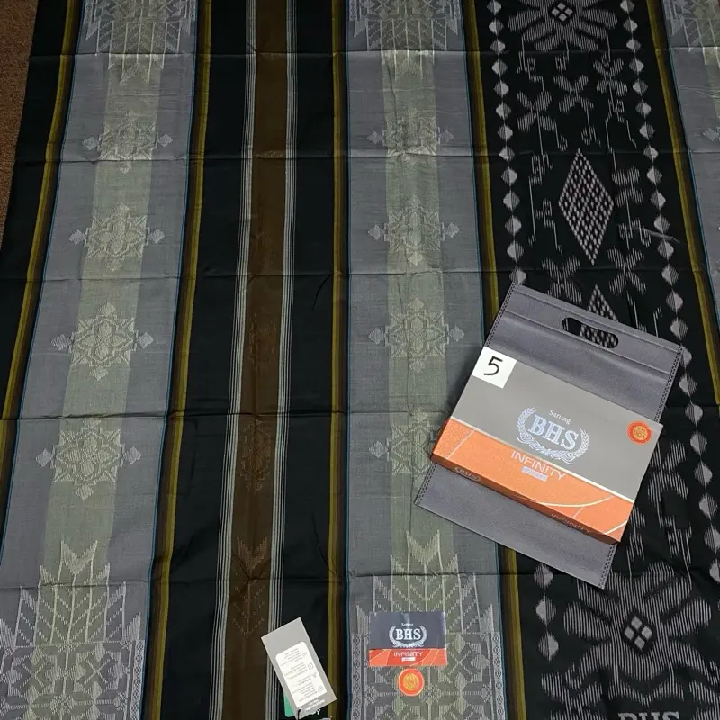 SARUNG BHS INFINITY SILVER TIMBUL FREE TOTEBAG 3
