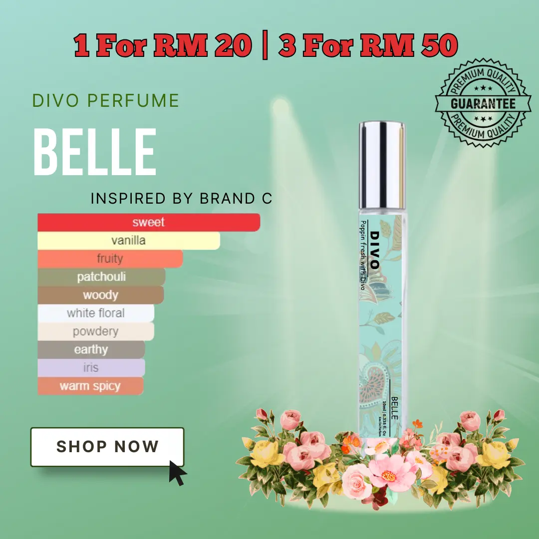 Perfume DIVO BELLE 10ml | 30ml - BODY PERFUME