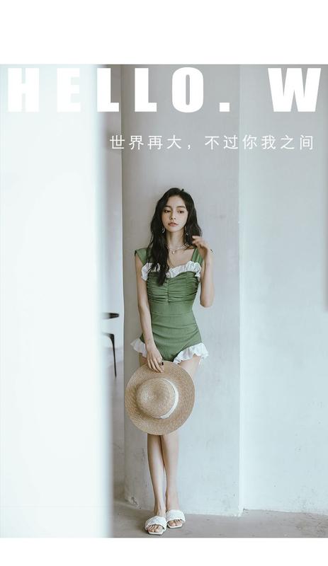 Product Introduction of Swimsuit Female Online Influencer Popular Elegant Young Maiden Sexy Super Fairy Bikini One-Piece Hot Spring Clothing 1