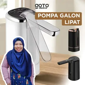 [COD] Goto Living X Ghaziiyaa Merlyn Pompa Galon Lipat Electric Dispenser Air Minum USB Charge #CR