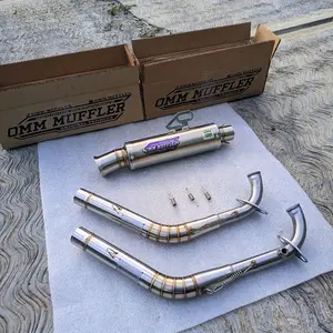 KNALPOT SALEMBA OMM MUFFLER NMAX PCX AEROX BEAT MIO VARIO GENIO SCOOPY