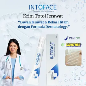 INTOFACE Krim Penghilang Bekas Luka & Jerawat | Acne Care Repair Cream | Acne serum wajah Aman untuk Kulit Sensitif | Mencegah Luka Jadi Keloid & Menyamarkan Bekas Treatment