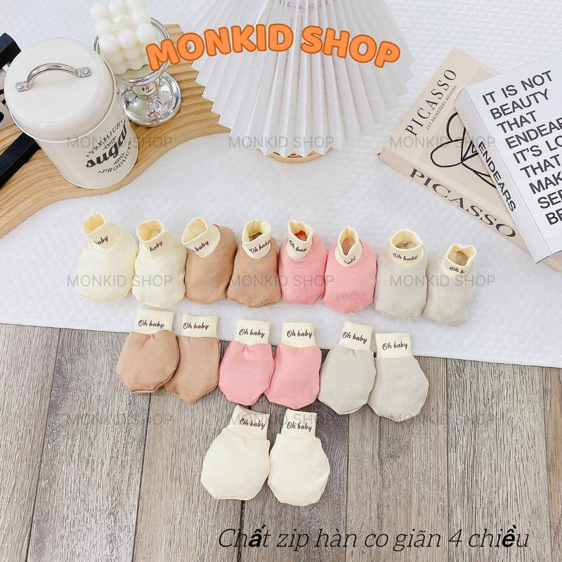 [BẢNG MÀU BABYTOOM] BAO TAY, BAO CHÂN CHẤT COTTON LẠNH, BẢNG MÀU HÀN QUỐC SIÊU MỀM, MÁT CHO BÉ SƠ SINH